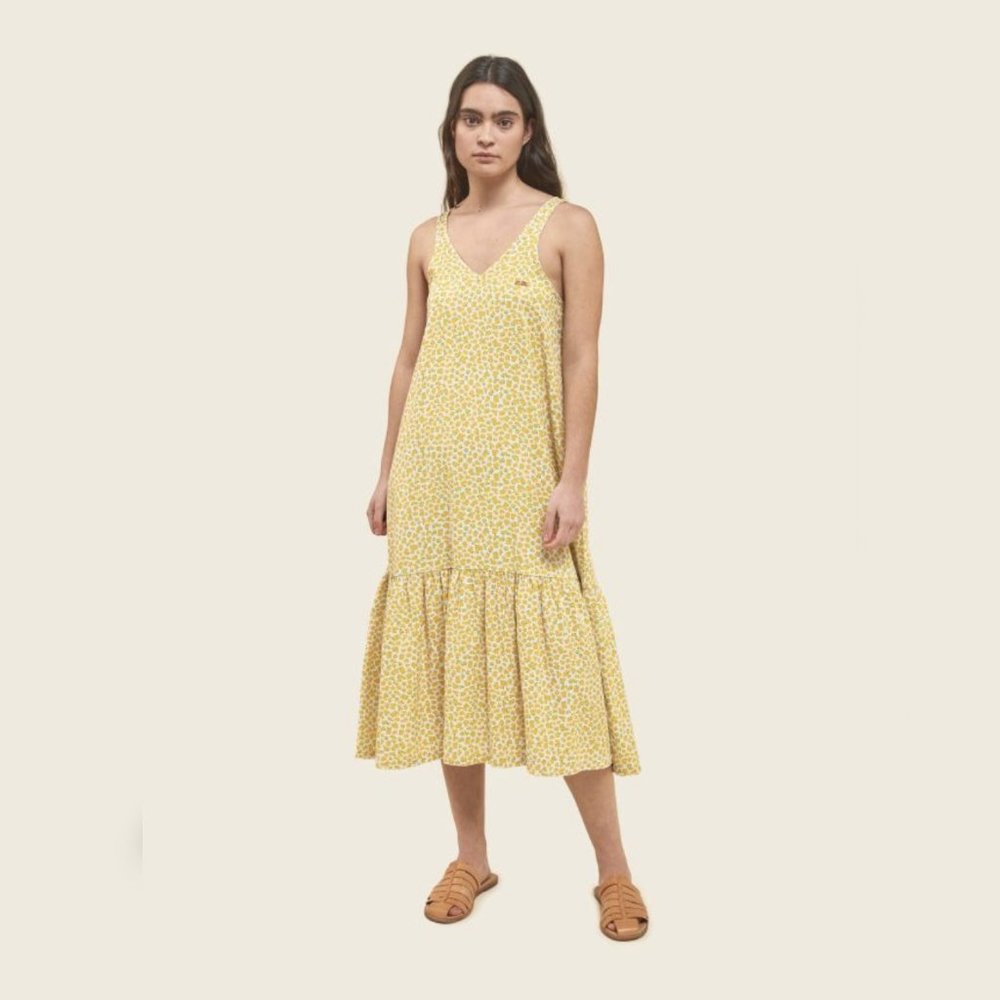 The Tiny Big Sister | Oleander Ruffle Dress